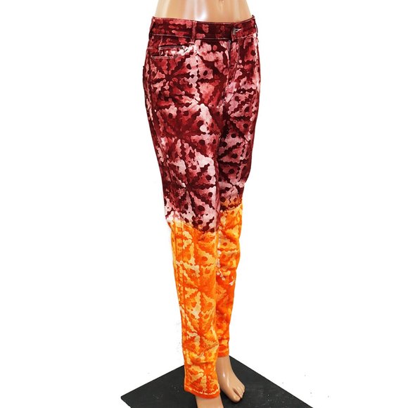 Denim Life by Pimkie 2 Tone TyeDye Boho Tapered Denim Jeans 30/32 - Picture 3 of 9